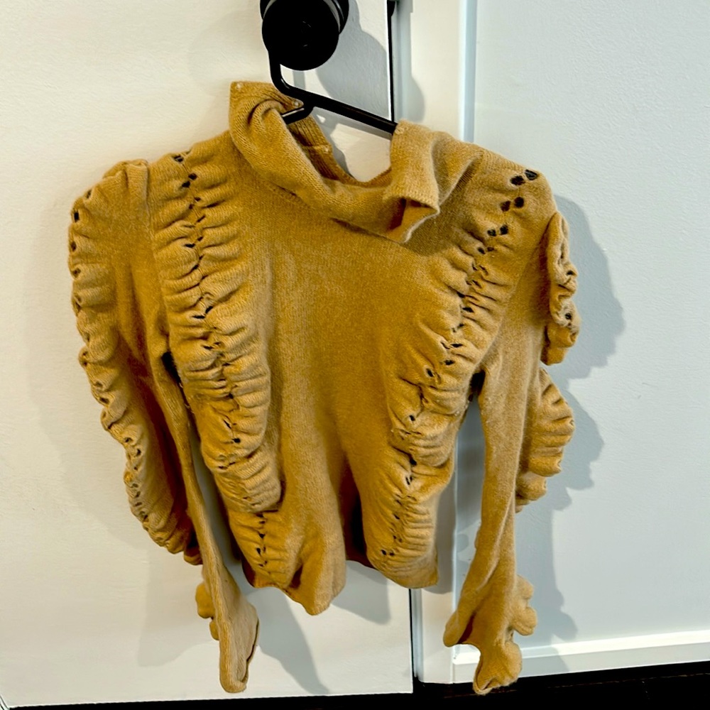 Angora sweater with details